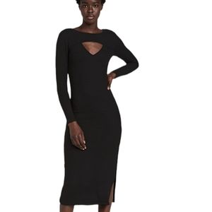 BB Dakota Black Midi Dress